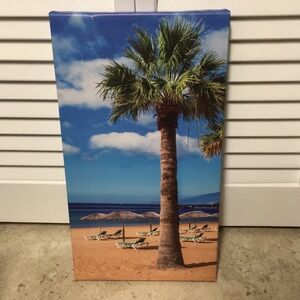 Beach Scene Canvas Picture